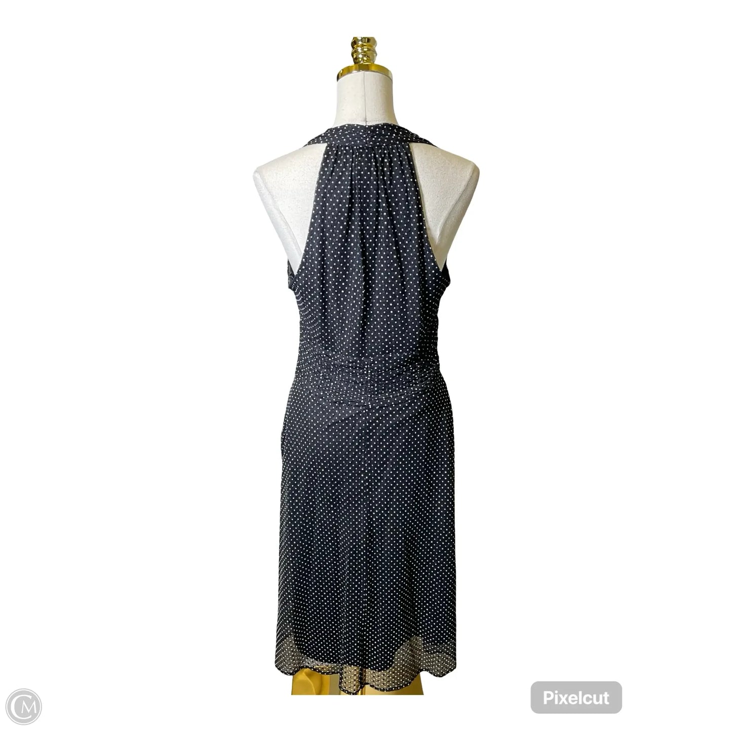 Dress Casual Midi By Evan-picone In Polkadot Pattern, Size: 12