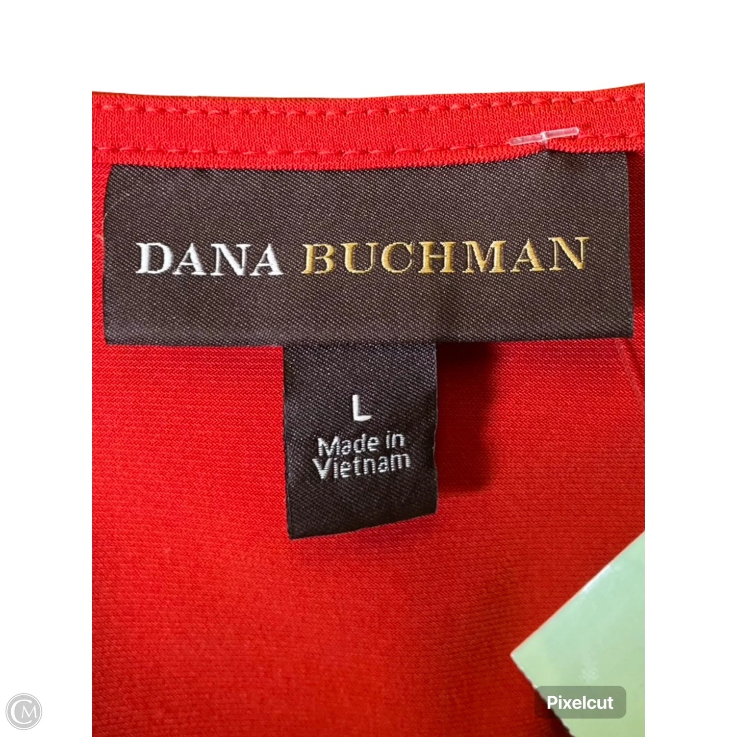 Dress Casual Midi By Dana Buchman In Red, Size: L