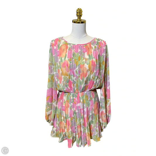 Dress Casual Midi By Lumiere In Multi-colored, Size: M