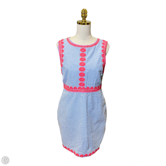 Dress Casual Midi By Vineyard Vines In Multi-colored, Size: L