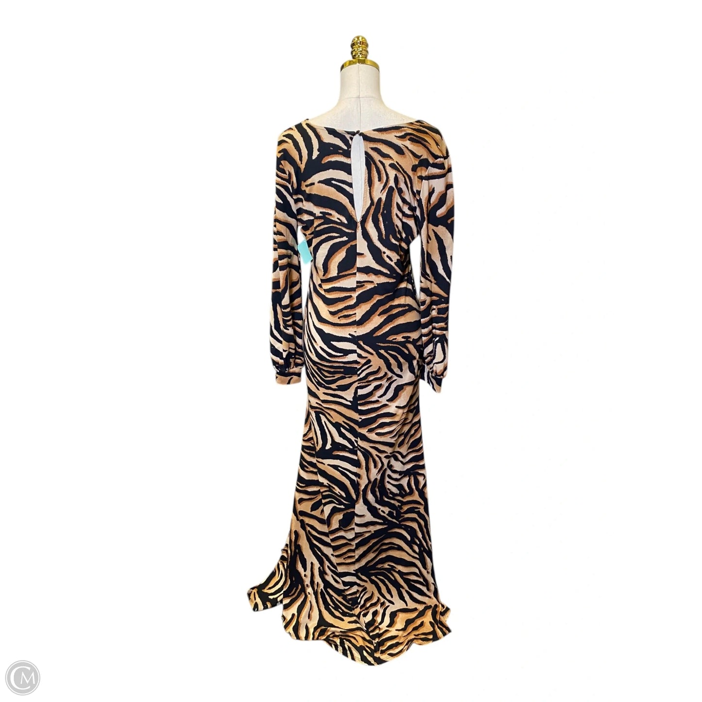 Dress Casual Maxi By Fashion Nova In Animal Print, Size: L
