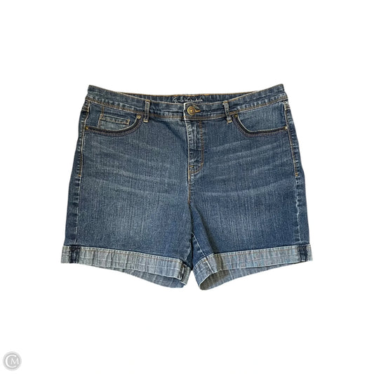 Shorts By Gloria Vanderbilt In Blue Denim, Size: 12