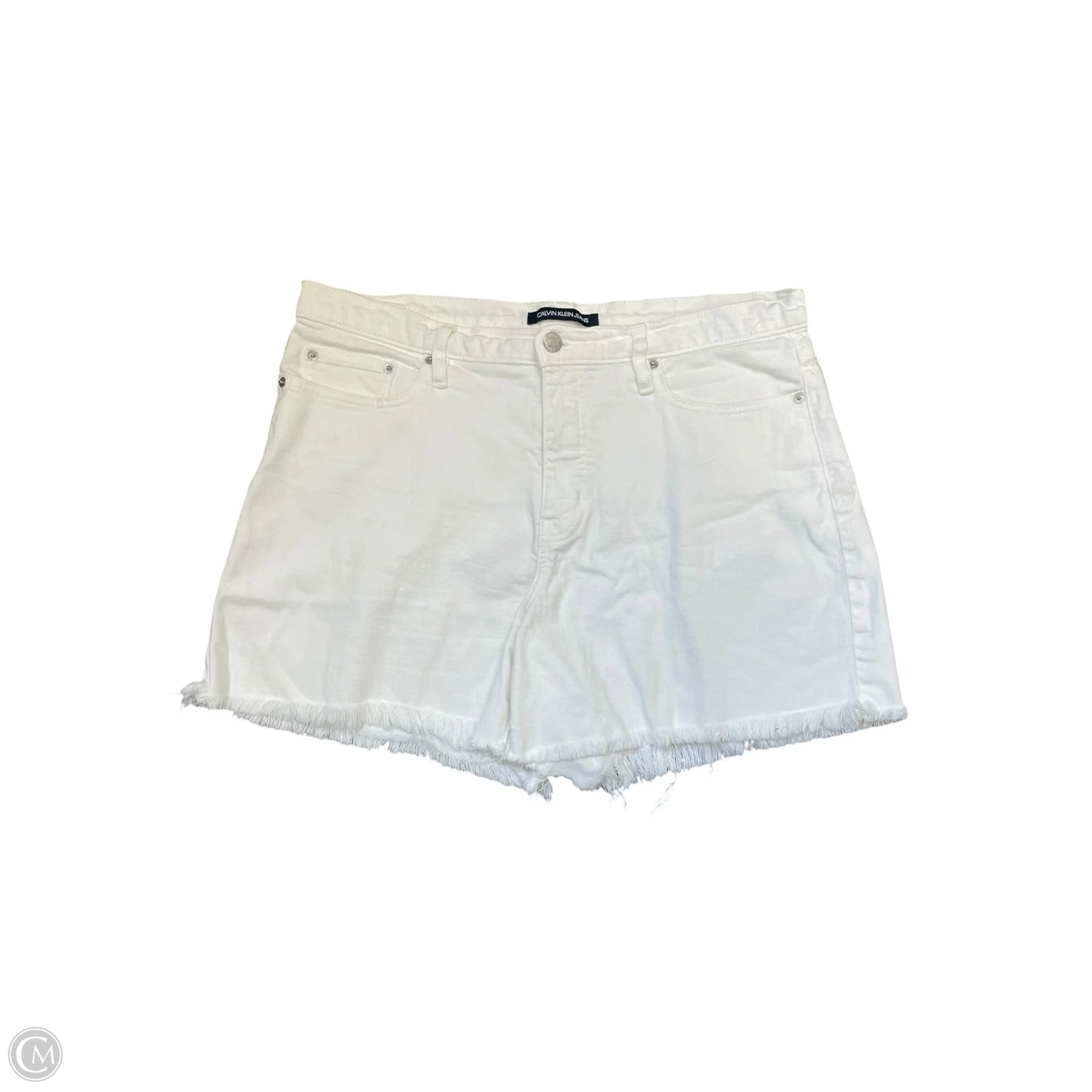 Shorts By Calvin Klein In White, Size: 12
