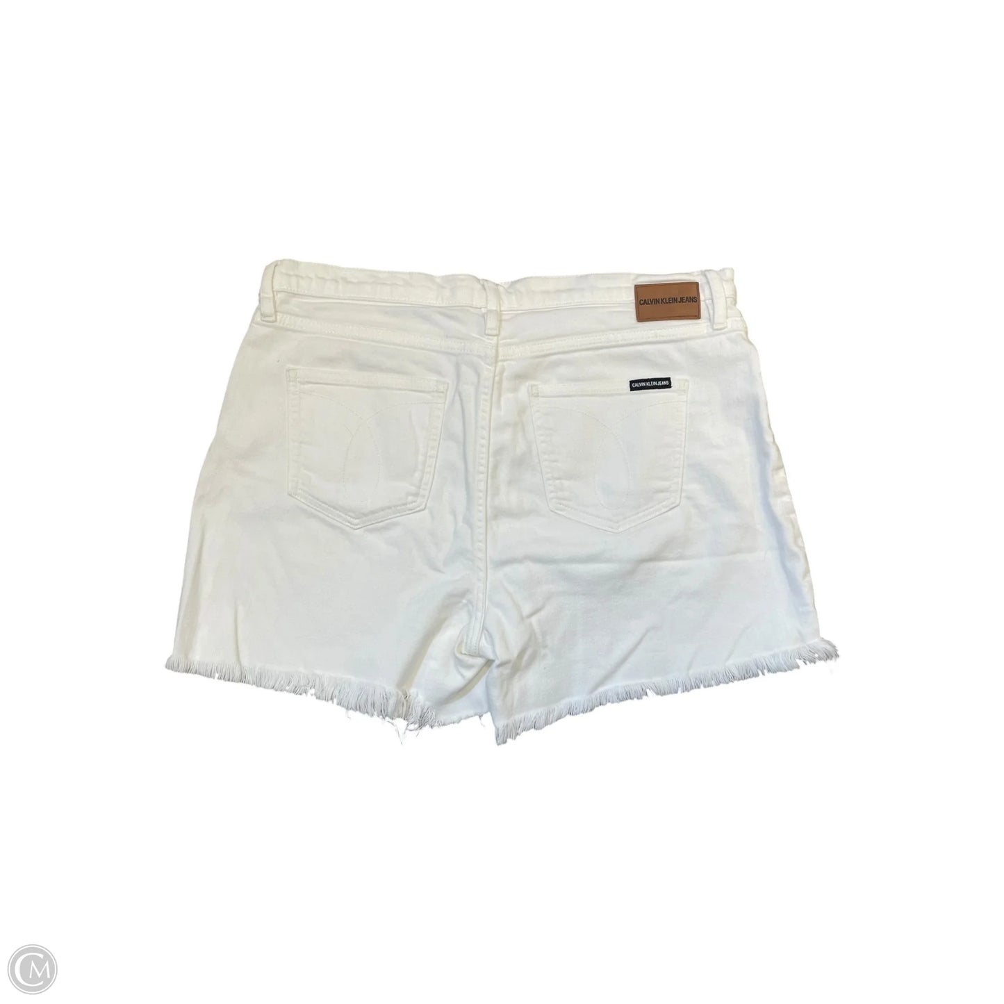 Shorts By Calvin Klein In White, Size: 12