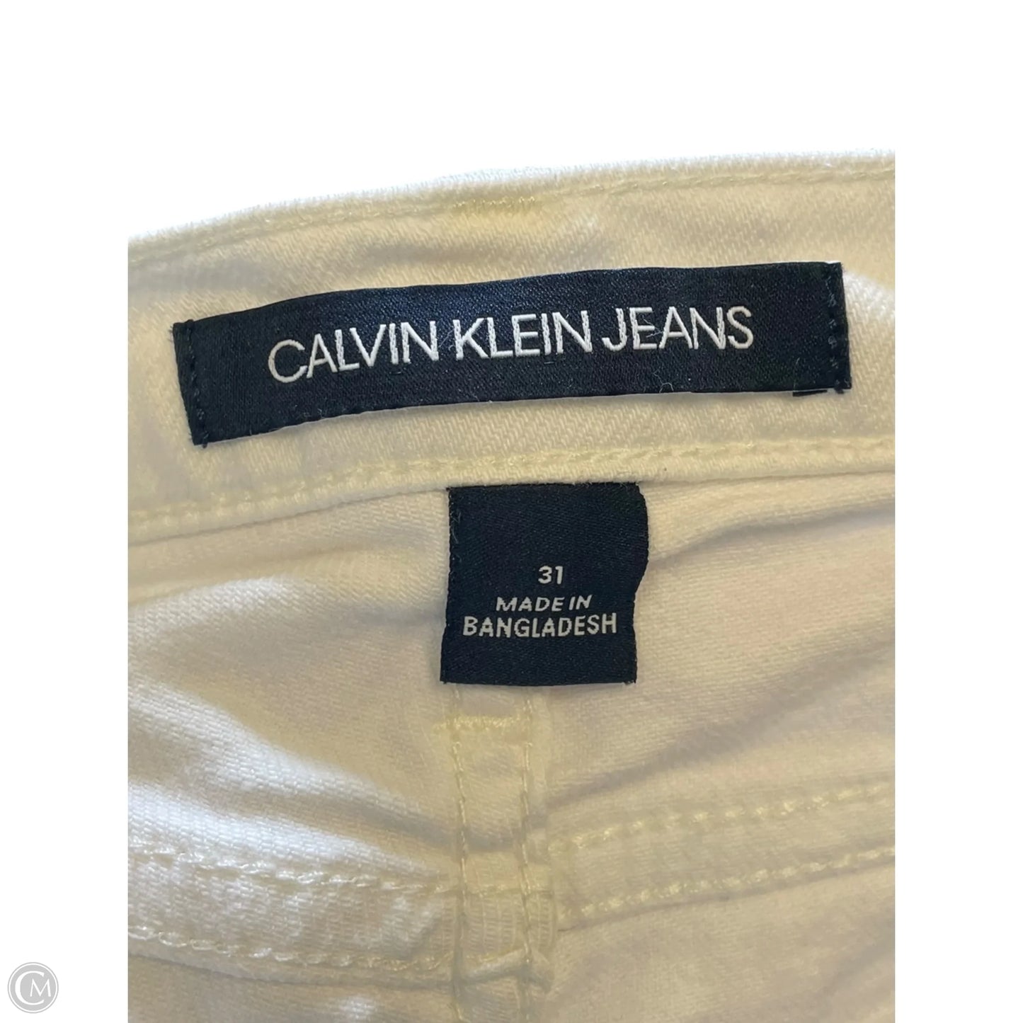 Shorts By Calvin Klein In White, Size: 12