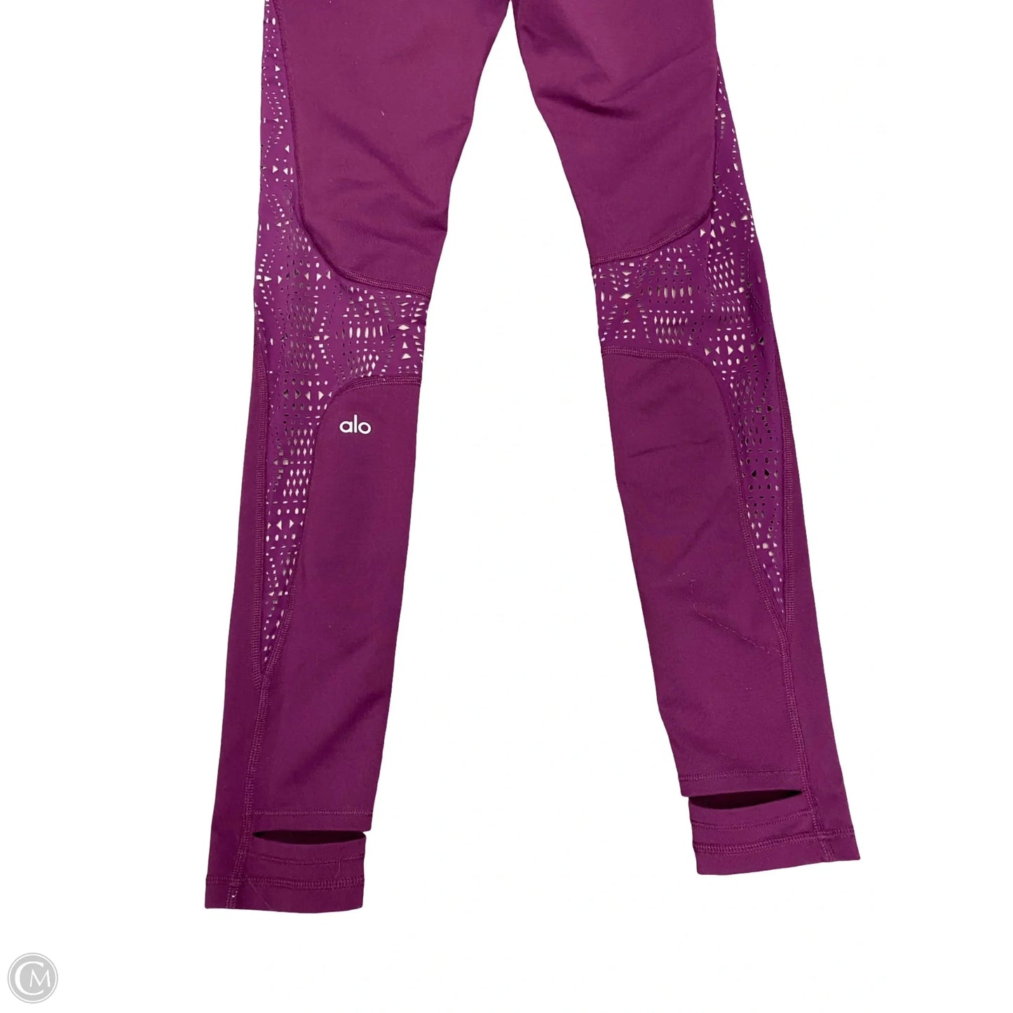 Athletic Leggings By Alo In Purple, Size: M