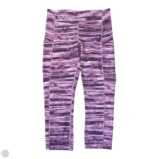 Athletic Leggings Capris By Lululemon In Purple, Size: 6