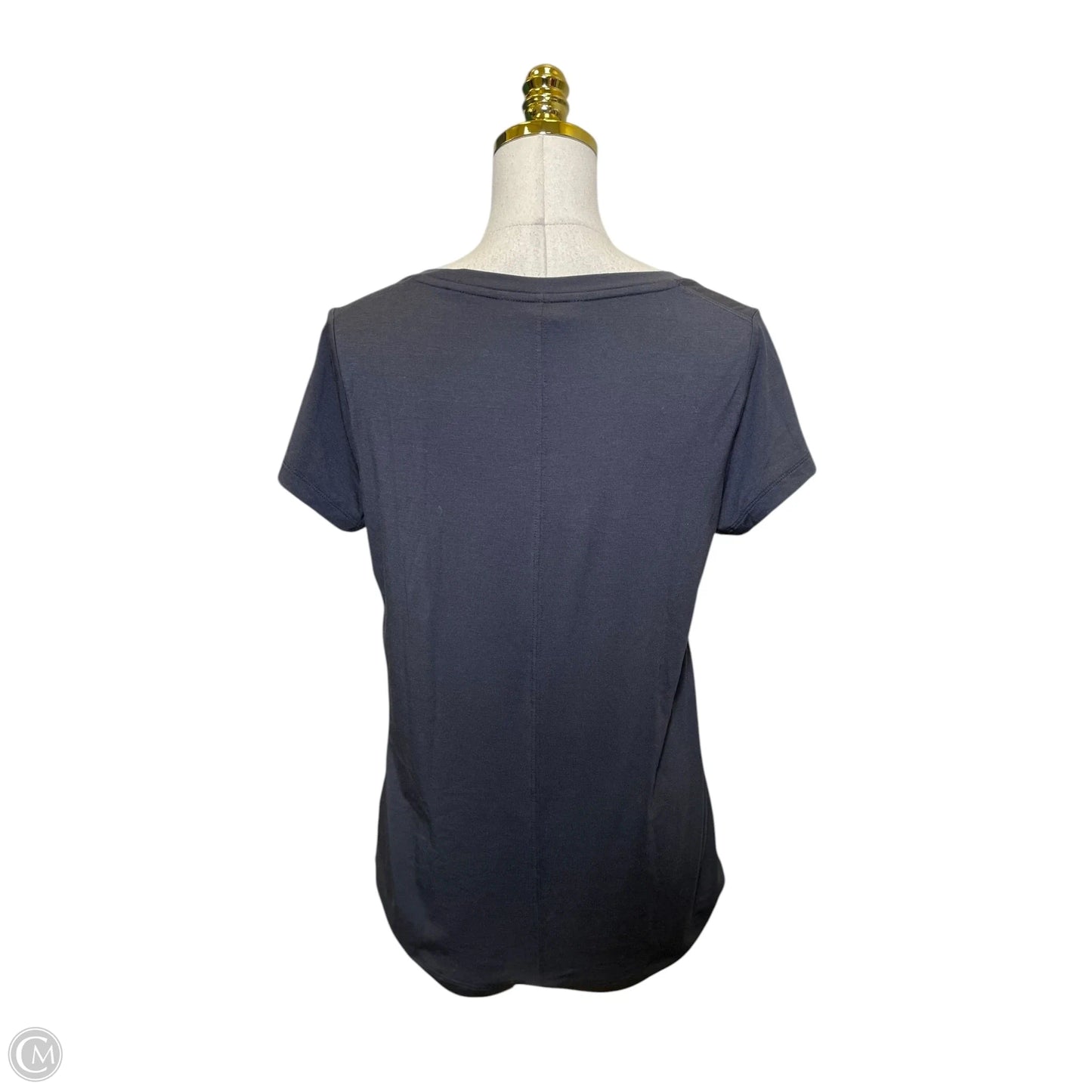 Athletic Top Short Sleeve By Athleta In Black, Size: Xs