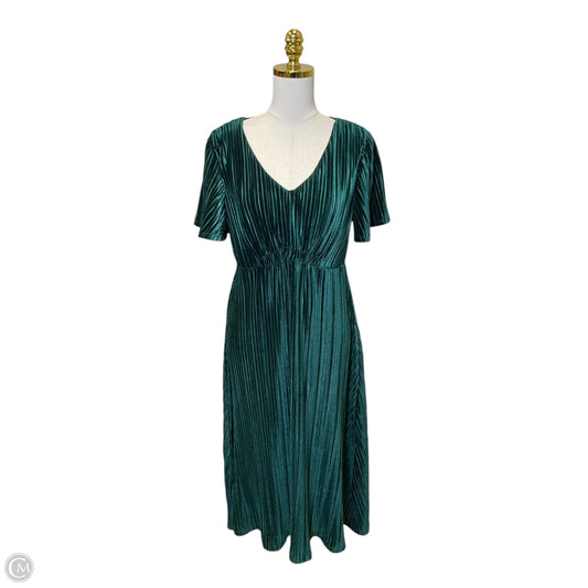 Dress Casual Maxi By Briggs In Green, Size: M