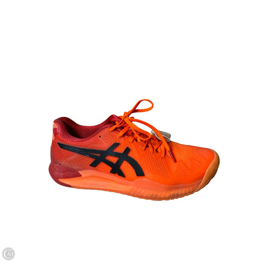 Shoes Sneakers By Asics In Orange, Size: 8.5