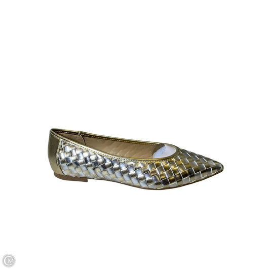 Shoes Flats By Nine West In Gold & Silver, Size: 8.5