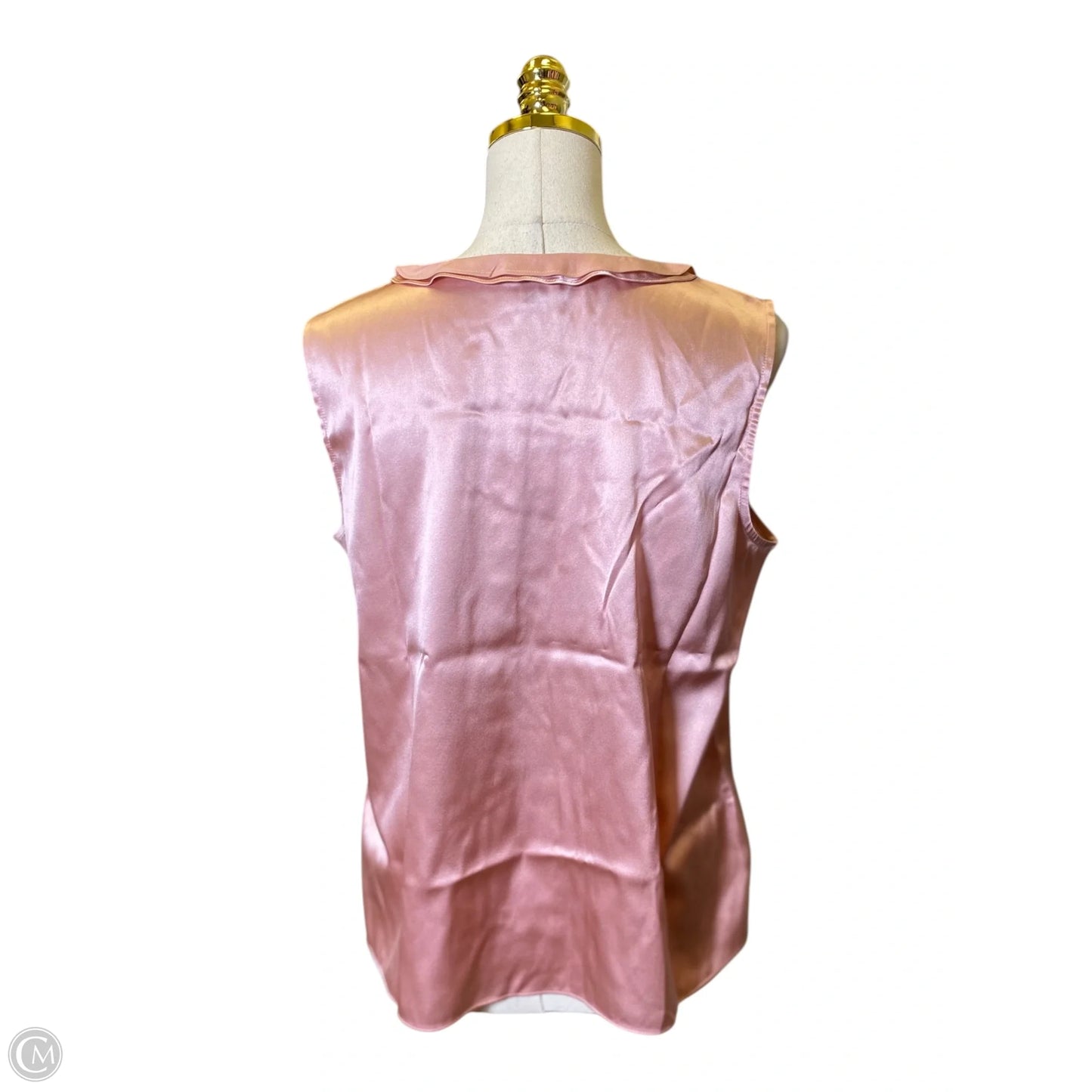 Blouse Sleeveless By Talbots In Pink, Size: 12