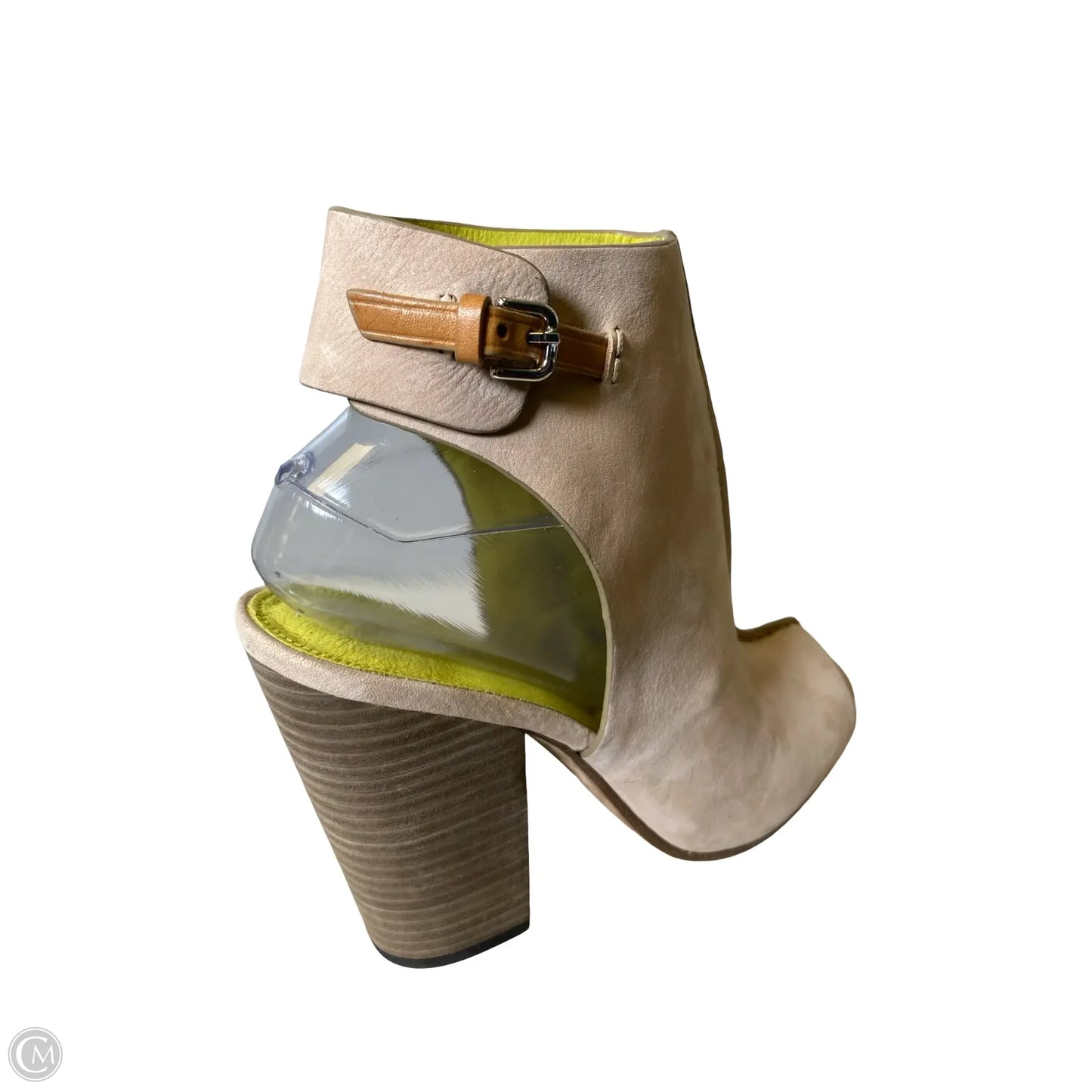 Shoes Designer By Coach In Green & Tan, Size: 9.5