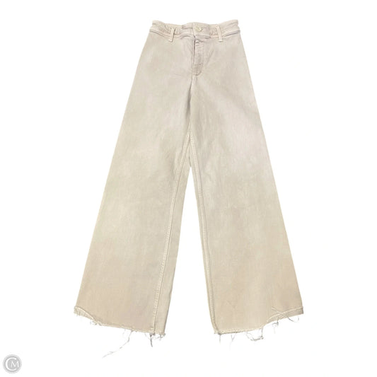 Pants Wide Leg By Zara In Beige, Size: 2