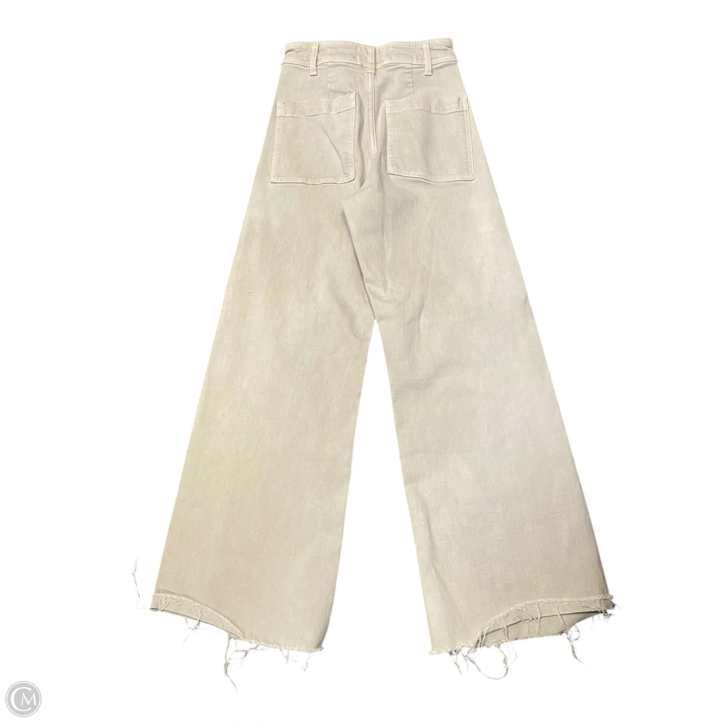 Pants Wide Leg By Zara In Beige, Size: 2