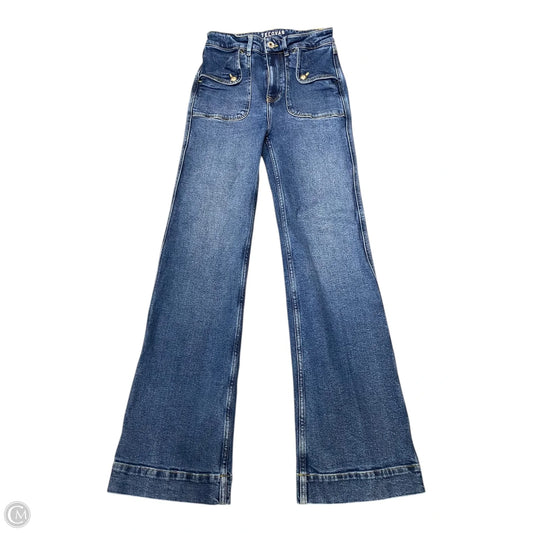Jeans Wide Leg By Clothes Mentor In Blue Denim, Size: 2