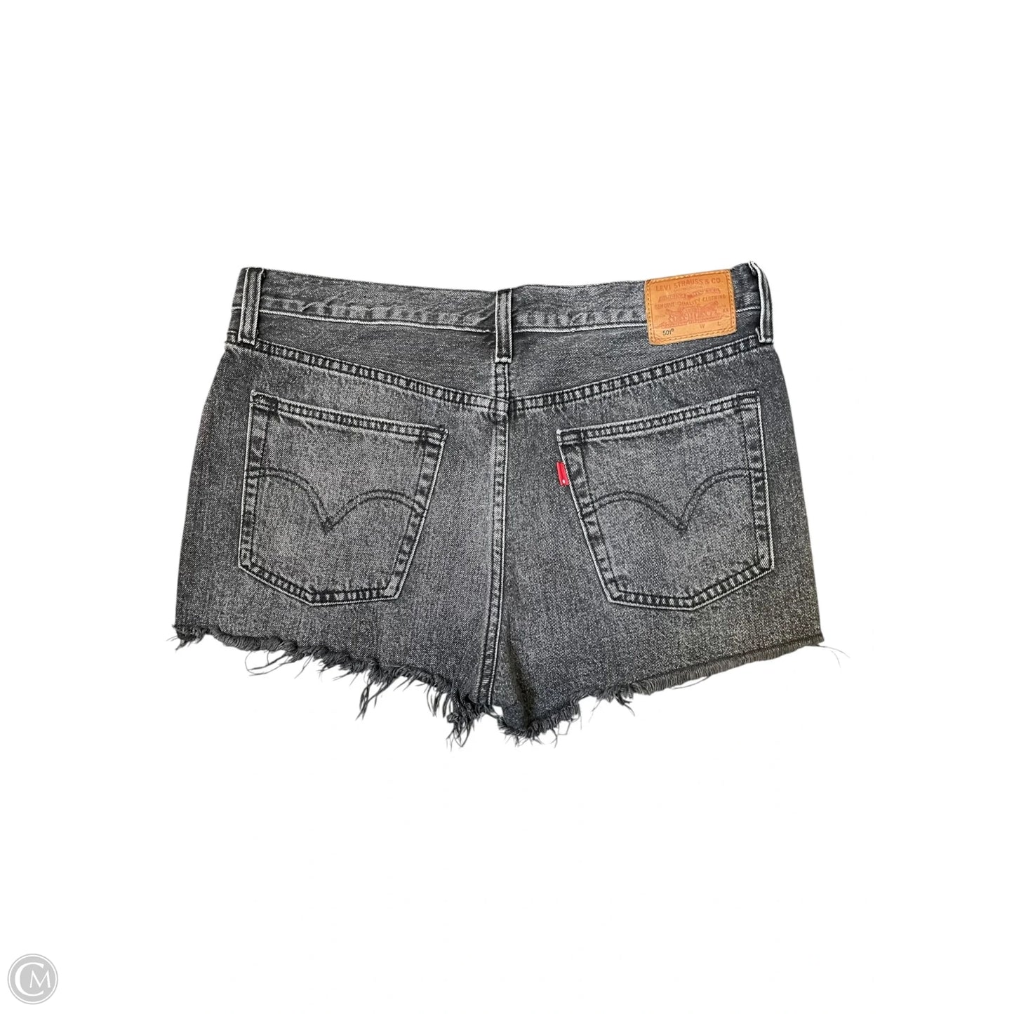 Shorts By Levis In Grey Denim, Size: 12