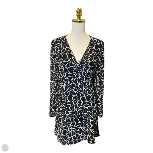 Dress Casual Midi By Wayf In Black & White, Size: M