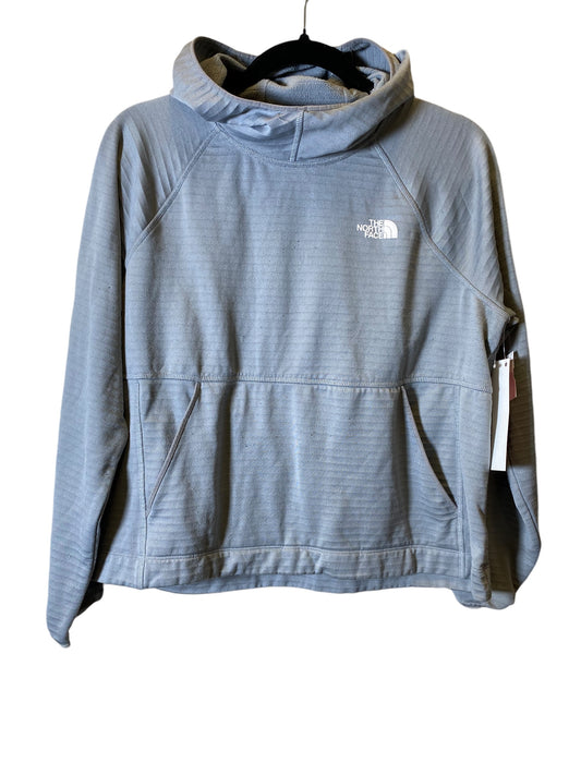 Athletic Top Long Sleeve Hoodie By The North Face In Blue, Size: L