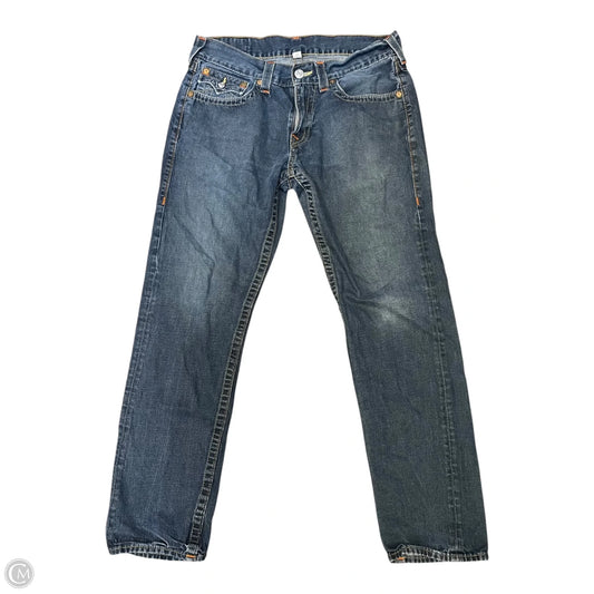 Jeans Straight By True Religion In Blue Denim, Size: 18