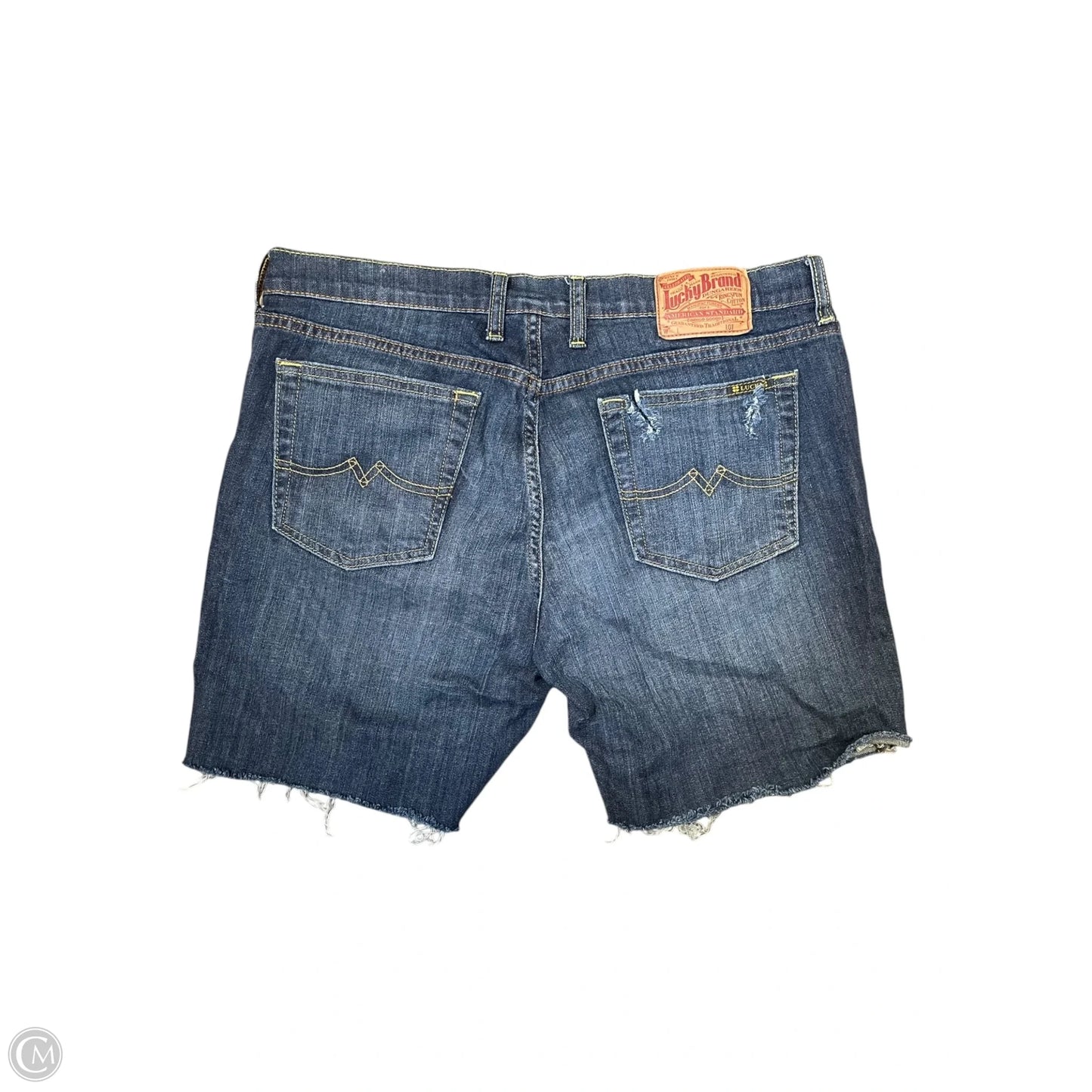 Shorts By Lucky Brand In Blue Denim, Size: 14