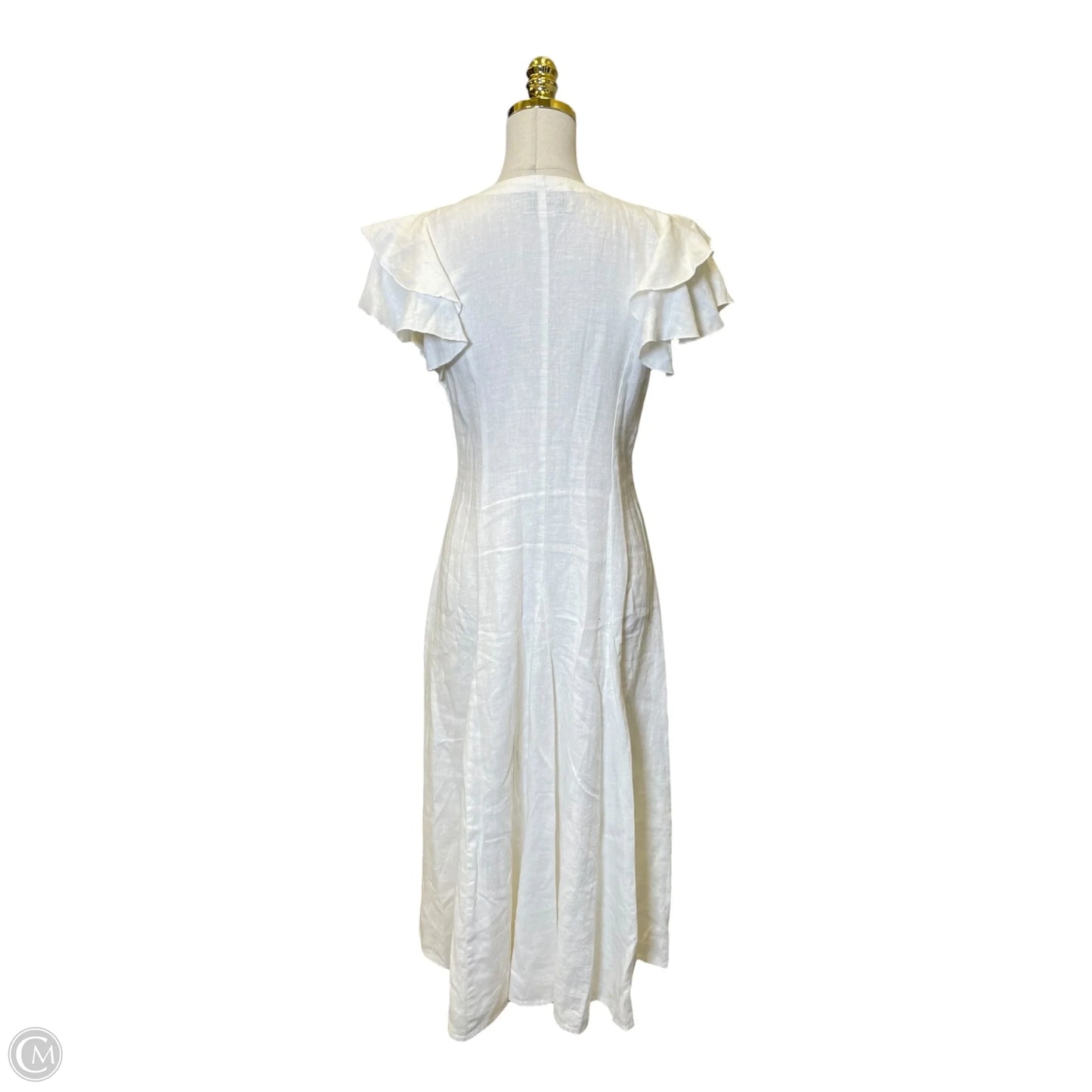 Dress Casual Maxi By Clothes Mentor In White, Size: 6