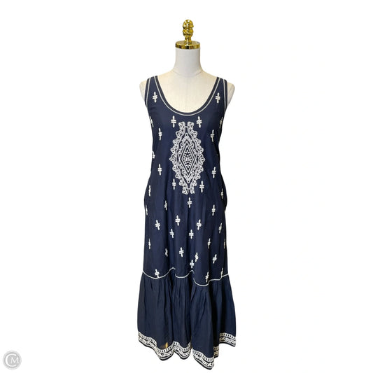 Dress Casual Maxi By Karen Kane In Navy, Size: Xs