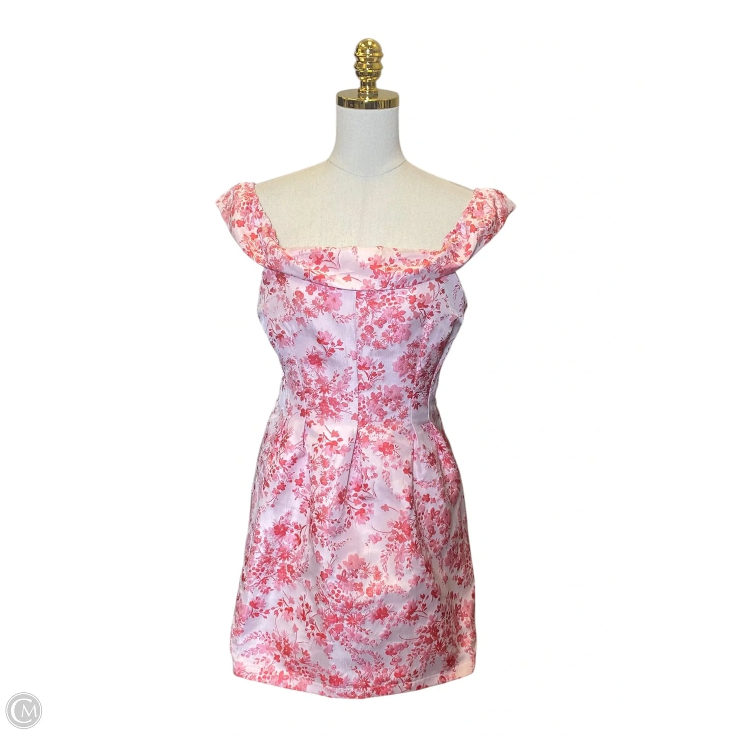 Dress Casual Short By Tcec In Pink, Size: M