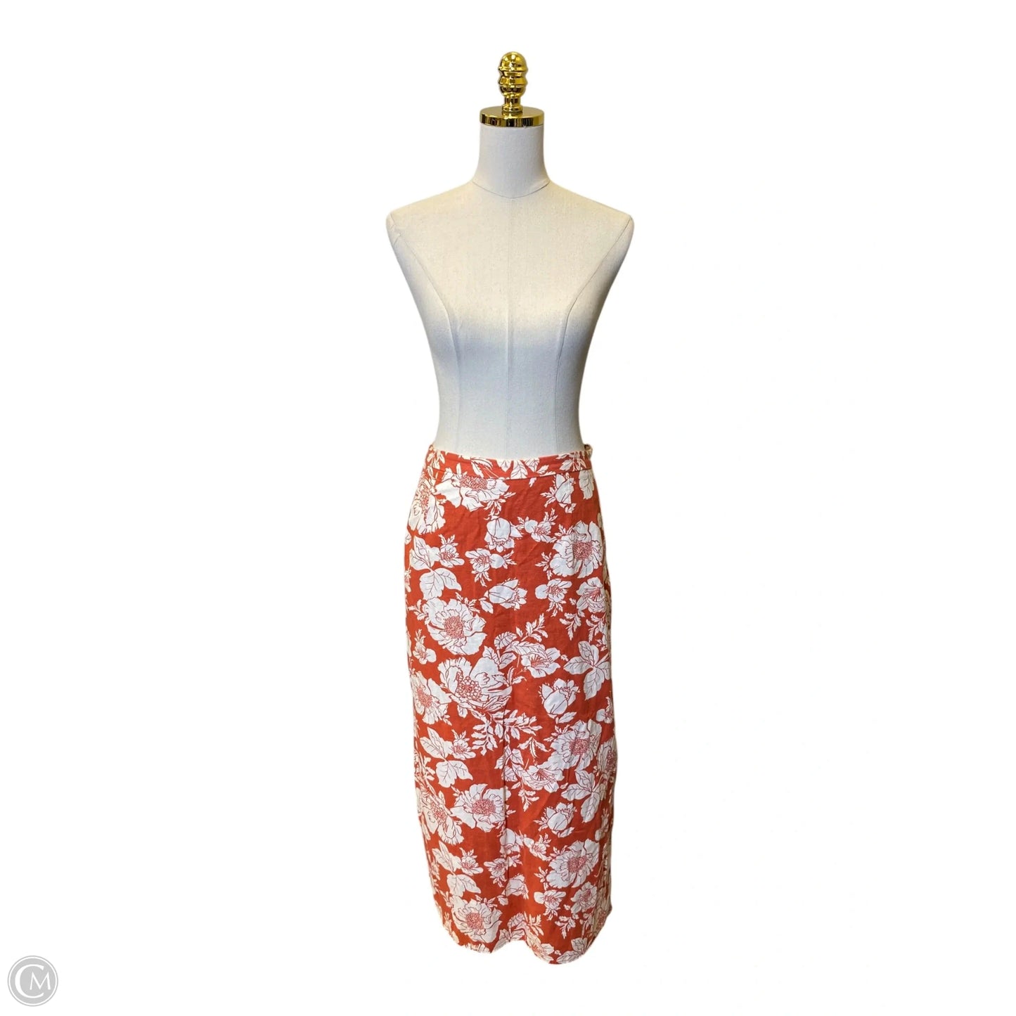 Skirt Maxi By Old Navy In Pink & White, Size: L