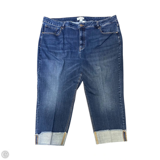 Jeans Straight By Lane Bryant In Blue Denim, Size: 26