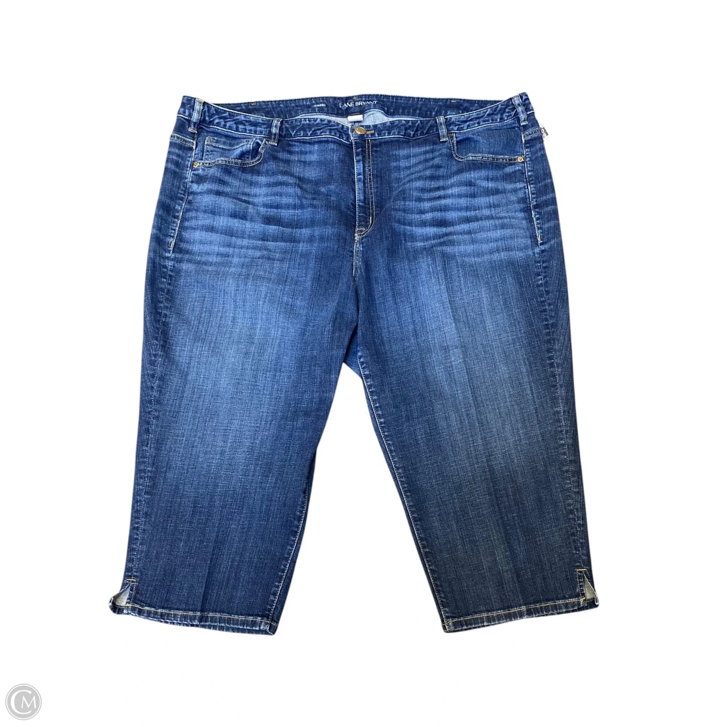 Capris By Lane Bryant In Blue Denim, Size: 26