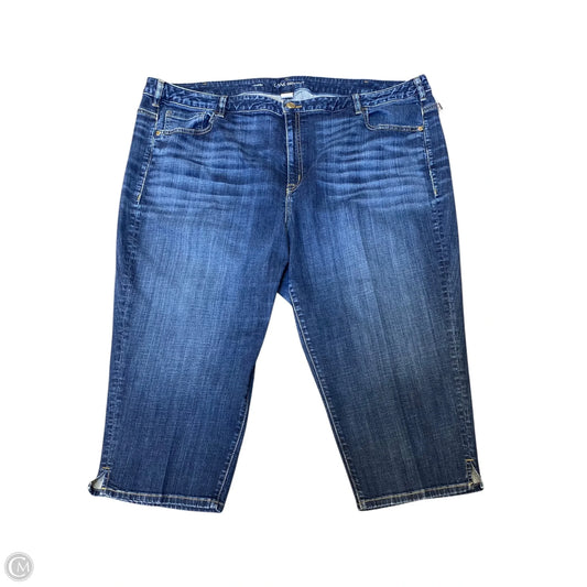 Capris By Lane Bryant In Blue Denim, Size: 26