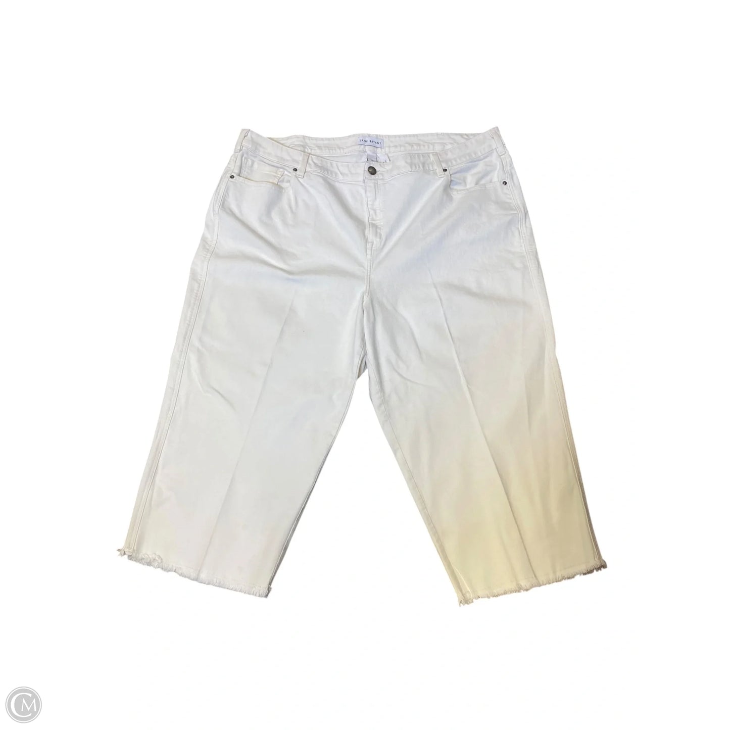 Jeans Straight By Lane Bryant In White Denim, Size: 26