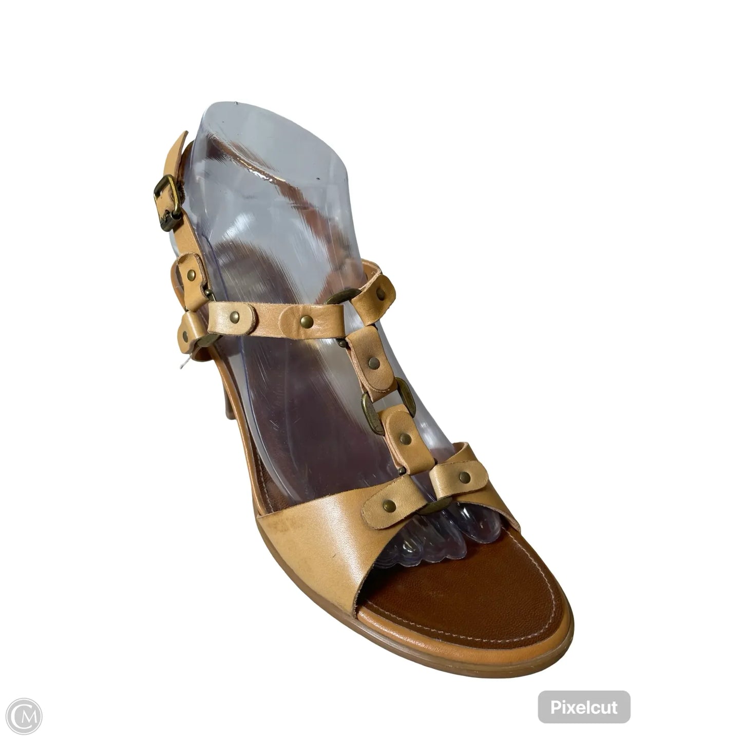 Shoes Heels Block By Franco Sarto In Tan, Size: 9