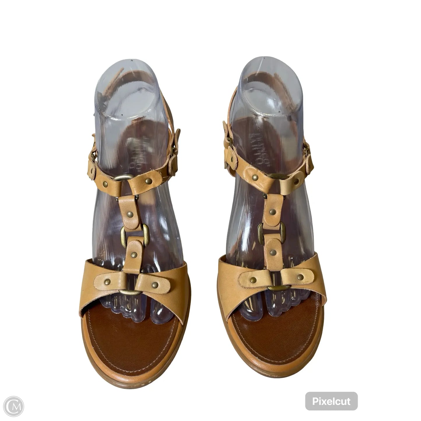 Shoes Heels Block By Franco Sarto In Tan, Size: 9