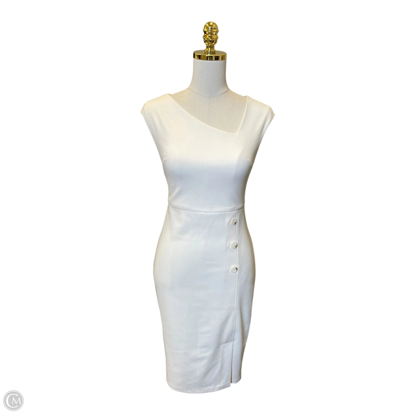Skirt Midi By Express In Cream, Size: Xs