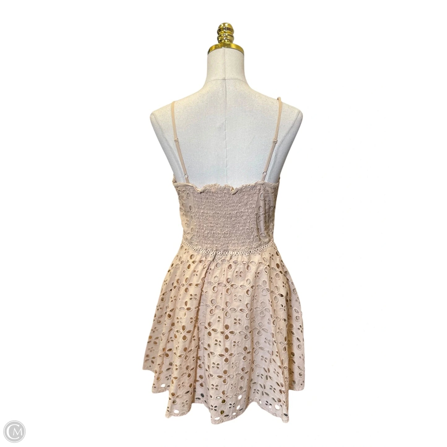 Dress Casual Midi By Venus In Beige, Size: M