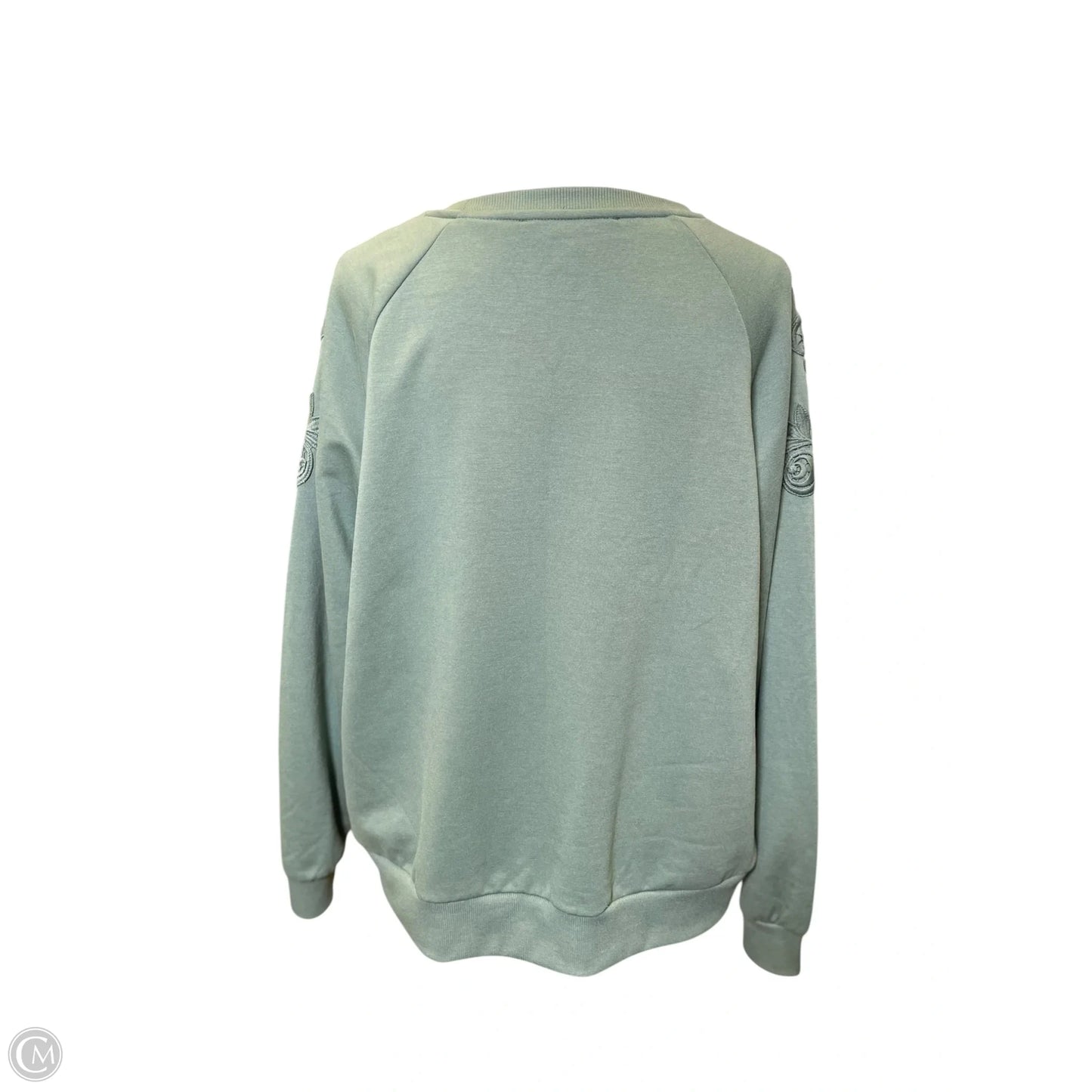Sweater By Gloria Vanderbilt In Green, Size: L