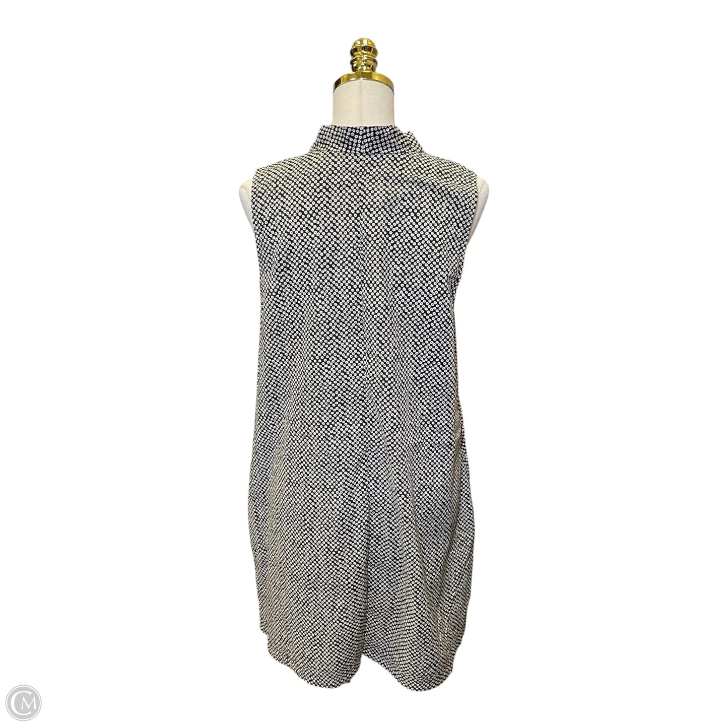 Dress Casual Midi By Eileen Fisher In Black & White, Size: M