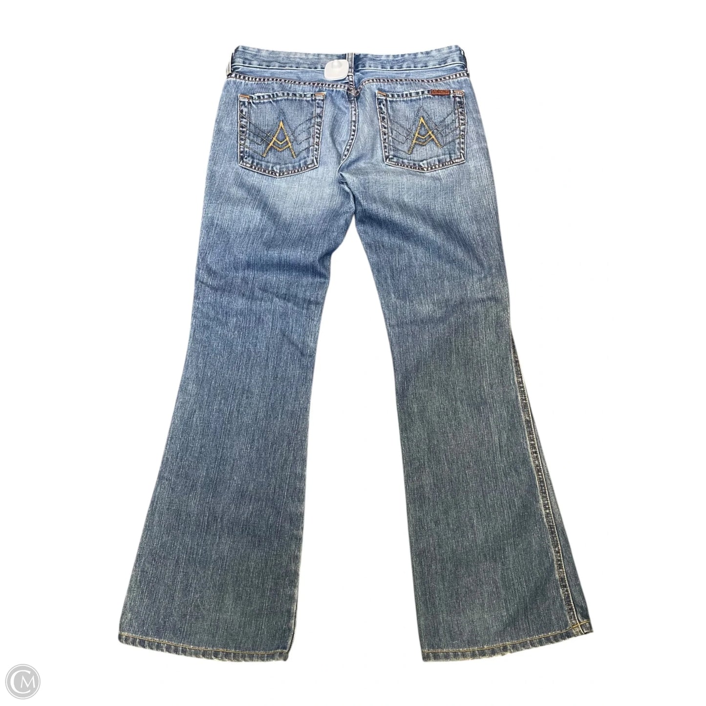Jeans Boot Cut By Seven 7 In Blue Denim, Size: 8