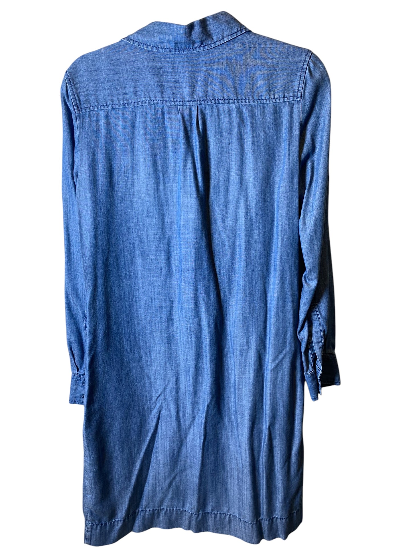 Dress Casual Midi By Banana Republic In Blue, Size: S