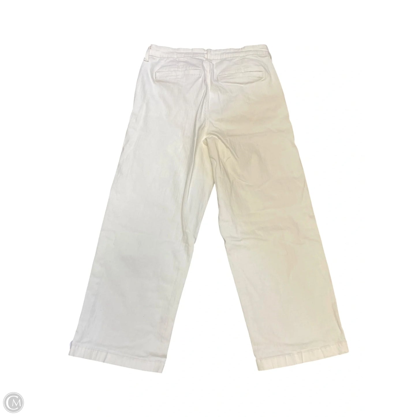 Jeans Straight By Ella Moss In White Denim, Size: 10