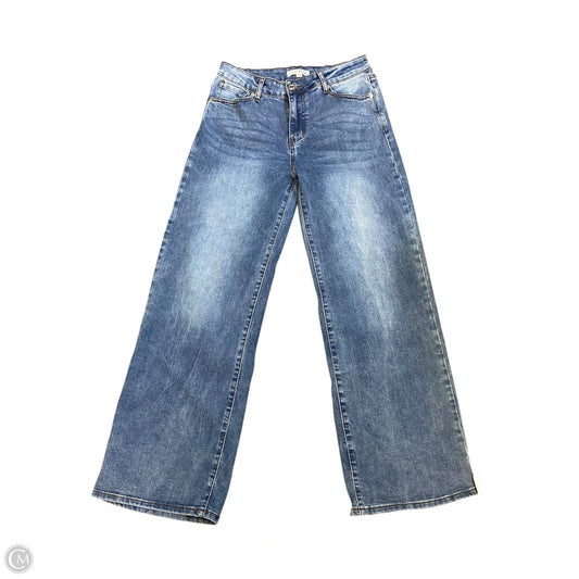 Jeans Wide Leg By Clothes Mentor In Blue Denim, Size: 12
