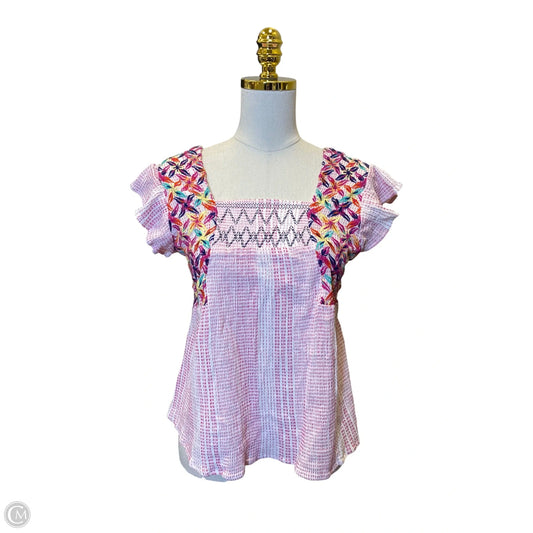 Blouse Sleeveless By Thml In Pink, Size: S