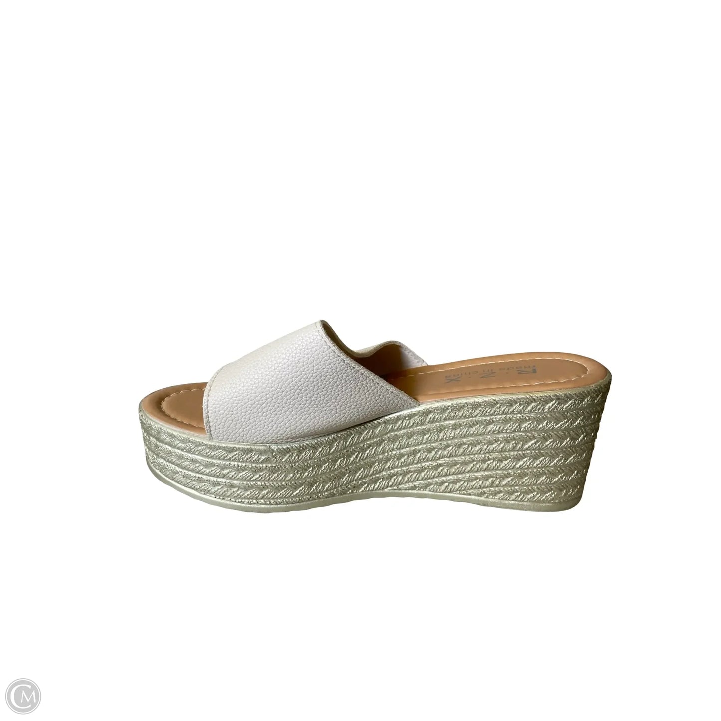 Shoes Heels Platform By Clothes Mentor In Cream, Size: 9.5