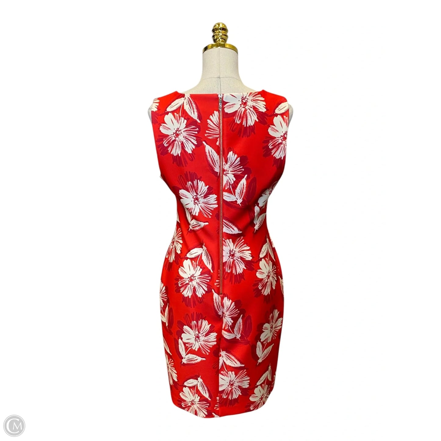 Dress Casual Midi By Tommy Hilfiger In Red, Size: 10