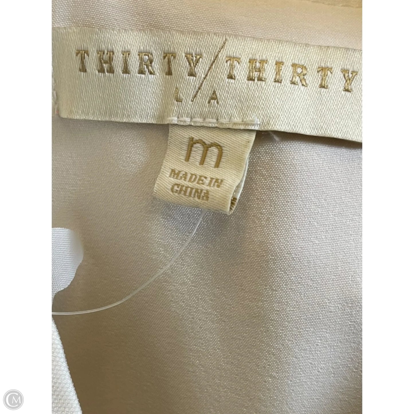 Dress Casual Midi By Clothes Mentor In Cream, Size: M