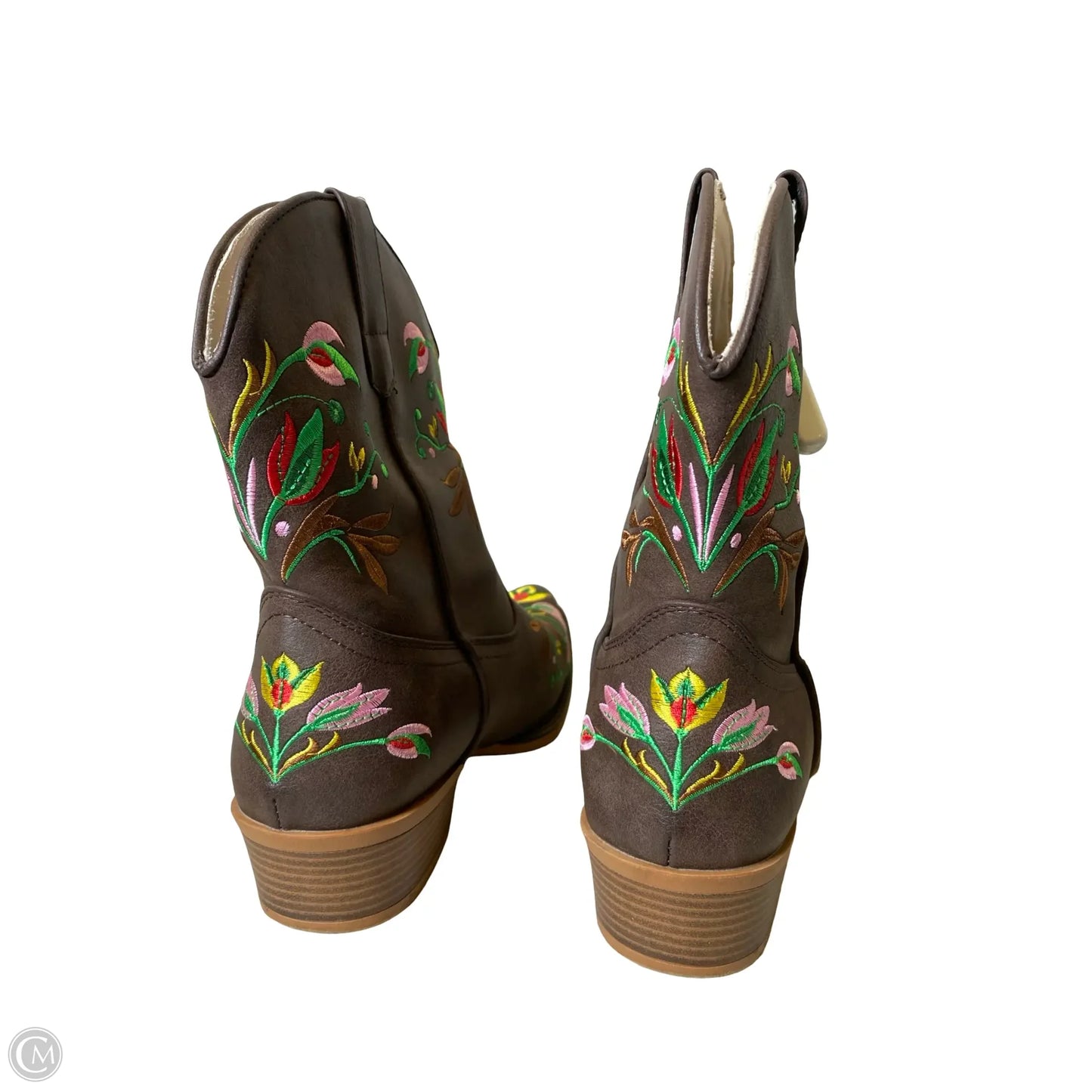 Boots Western By Clothes Mentor In Brown, Size: 10.5