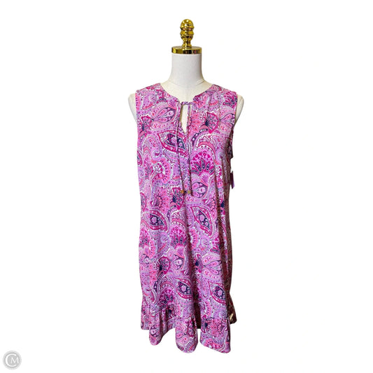 Dress Casual Midi By Michael By Michael Kors In Multi-colored, Size: L