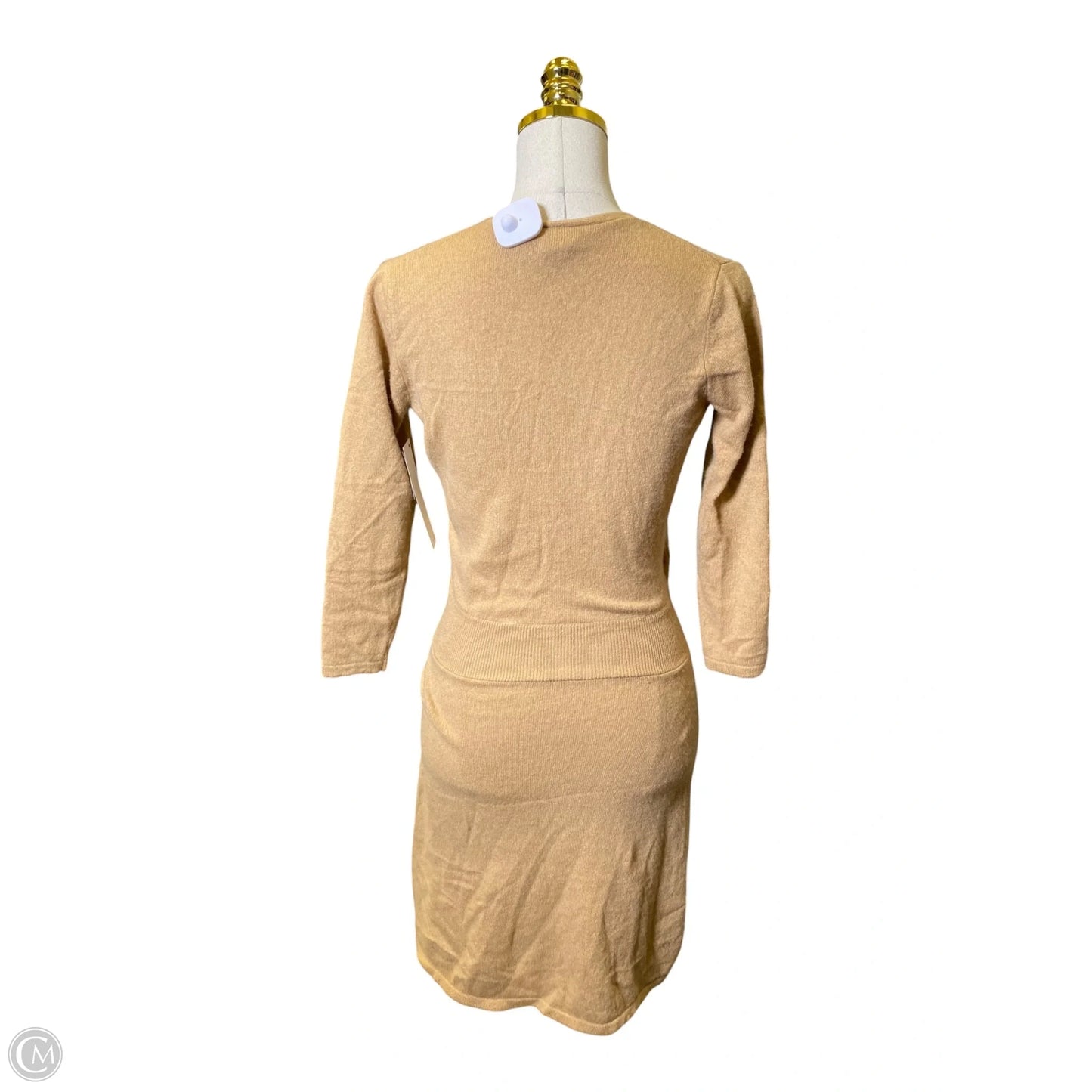 Dress Designer By Neiman Marcus In Beige, Size: S